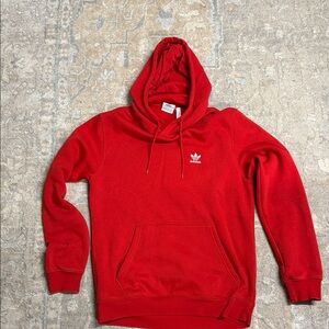 Adidas Men's Bold Red Hoodie